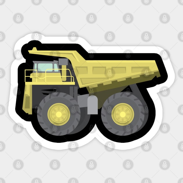 Dump truck Sticker by holidaystore